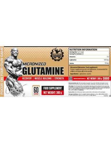 Gold Series | Micronized Glutamine with Taurine