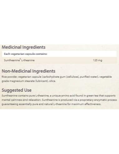 Mental Calmness / L-Theanine 125 mg