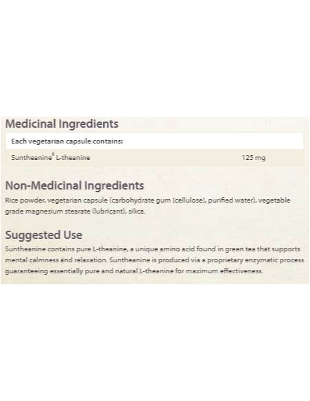 Mental Calmness / L-Theanine 125 mg