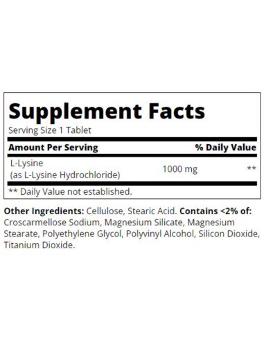 L-Lysine 1000 mg