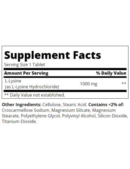 L-Lysine 1000 mg