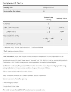 Prebiotic Inulin Fiber FOS 2