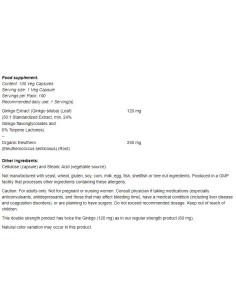 Ginkgo Biloba 120 mg / Double Strength 2