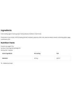 Vitamin B2 Riboflavin 40 mg 2