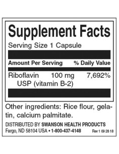 Vitamin B-2 / Riboflavin 100 mg 2