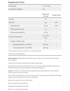 Ultra Omega 3 | Fish Gelatin Softgels 2