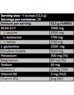 Gold BCAA 2:1:1 | with Glutamine, Citrulline -amp, Electrolytes 2