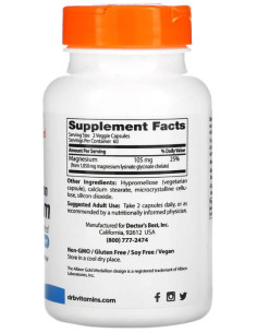 High Absorption 100- Chelated Magnesium Glycinate 105 mg 2