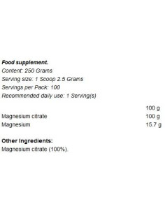 Magnesium Citrate Powder 2