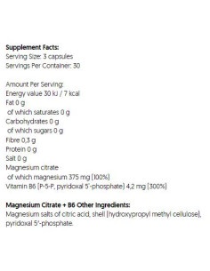 Magnesium Citrate 375 mg + B6 | P-5-P 2