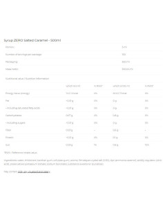 Syrup Zero - Salted Caramel 2