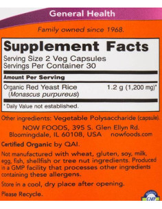 Red Yeast Rice 600 mg 2