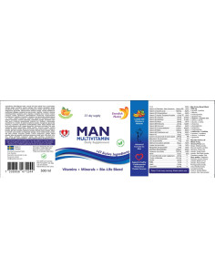Man Multivitamin | Vitamins + Minerals + Bio-Life Blend 2