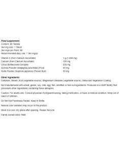 Vitamin C-1000 Complex - Buffered with 250 mg Bioflavonoids 2