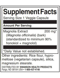Magnolia Extract 200 mg | Standardized 2