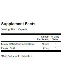 Betaine HCl Hydrochloric Acid with Pepsin 2
