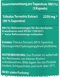 Tribulus Terrestris | 90- Saponins 2