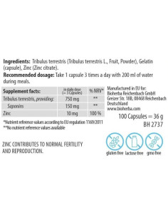 Tribulus Terrestris 250 mg 2