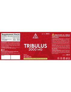 Tribulus 2000 mg | Mega Dose Tribulus Terrestris Extract 2