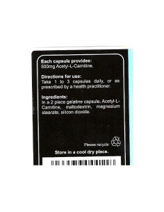 Acetyl L-Carnitine 500 mg 2