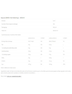 Sauce Zero - Hot Ketchup 2