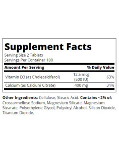 Calcium Citrate Petites + D3 2