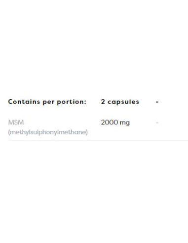 MSM 1000 mg