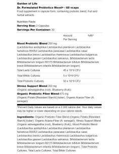 Dr. Formulated Probiotics Mood+ | 50 Billion 2