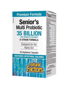 Senior’s Multi Probiotic | 35 Billion Live Cultures, 8 Strains
