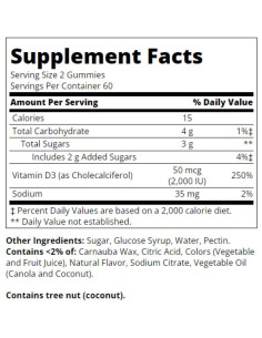 VitaJoy Daily D 50 mcg Gummies 2
