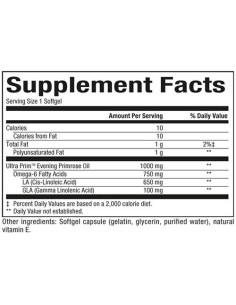 Ultra Prim Evening Primrose Oil 1000 mg 2