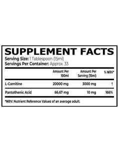 L-Carnitine Liquid 3000 mg 2
