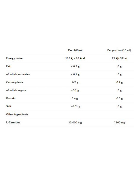 L - Carnitine Concentrate