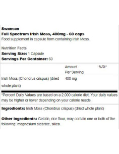 Full Spectrum Irish Moss 400 mg 2