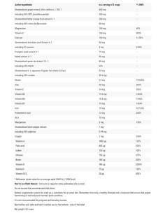 Multi Human | Vitamin -amp, Mineral Complex 2