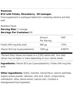 B12 1000 mcg with Folate 2