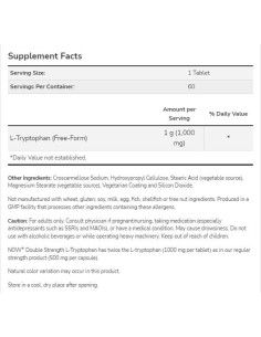 L-Tryptophan 1000 mg | Double Strength 2