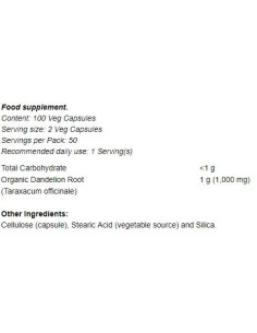 Dandelion Root 500mg 2