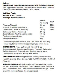 Lipo 6 Hers Black UC 2