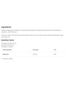 Magnesium Glycinate | 400 mg Serving of Magnesiuim Bisglycinate 2