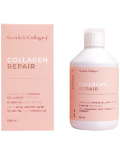 Collagen Repair Liquid | Hydrolyzed Marine Collagen Peptides with Hyaluronic Acid, Vitamins and Minerals