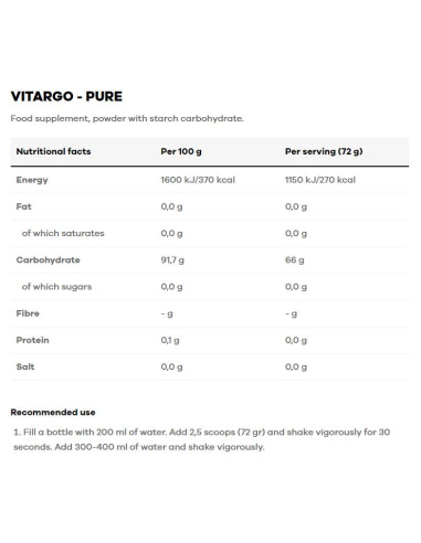 Vitargo Pure