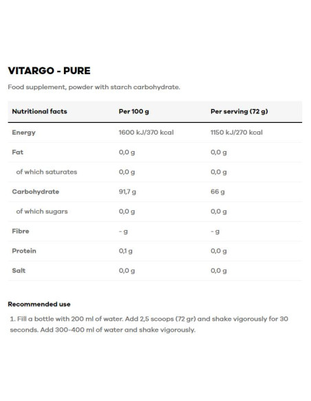 Vitargo Pure