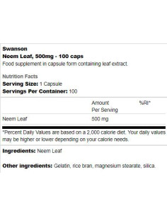 Neem Leaf 500 mg 2