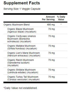Full Spectrum 7 Mushroom Complex 490 mg 2