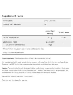 Goldenseal Root 500 mg 2