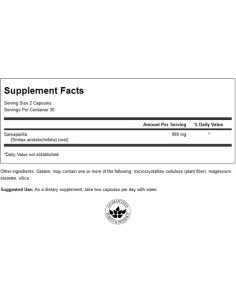 Sarsaparilla Root 450 mg 2
