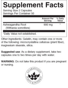 Ashwagandha Root 450 mg 2