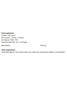 Beta Alanine 2