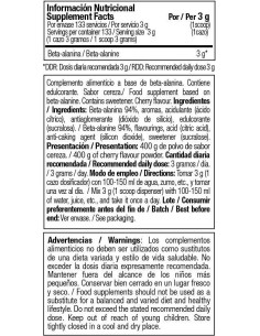 Raw One Beta-Alanine 2
